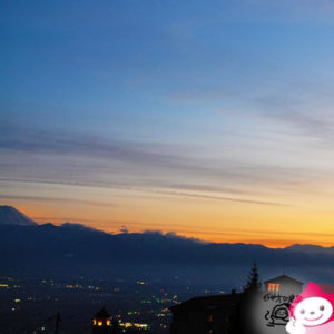 ぷくぷくの夕焼け