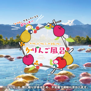 激レア☆「かりん」が入っていれば超ラッキー！かりんご風呂