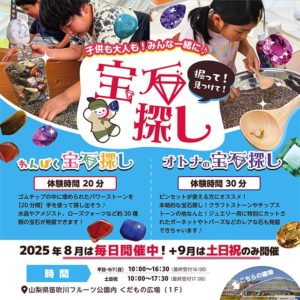 出張宝石探し